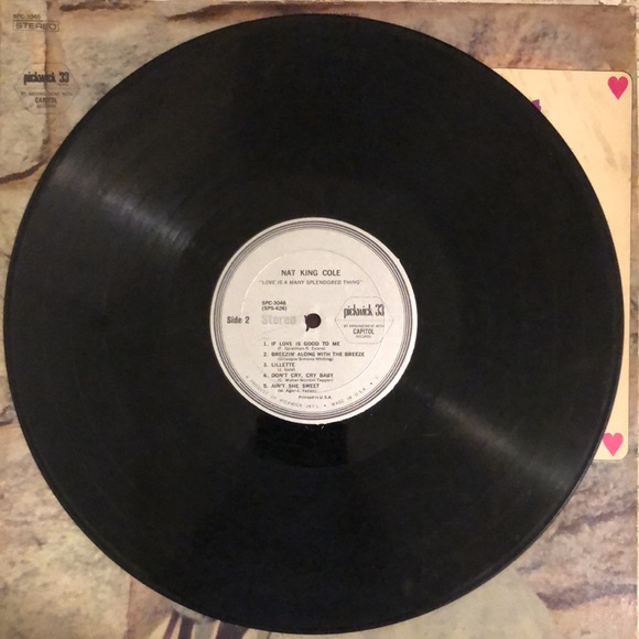 Nat King Cole Love Is A Many Splendored Thing Vinyl Lp - Picture 5 of 7